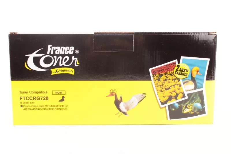 Toner FranceToner équivalent à CANON 728 (CRG-728) - NOIR - Format Standard