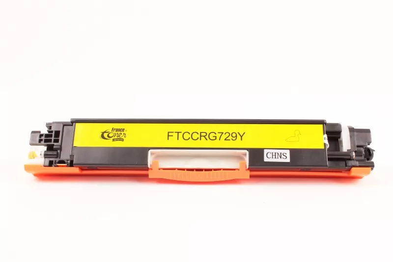 Toner FranceToner équivalent à CANON 729Y (4367B002) - JAUNE - Format Standard