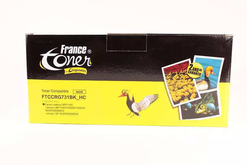 Toner FranceToner équivalent à CANON 731H (6273B002) - NOIR - Format XL