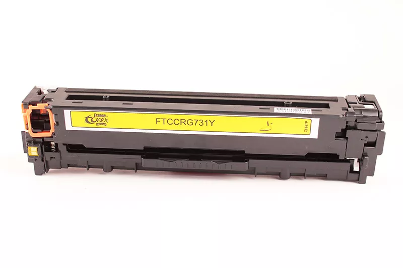 Toner FranceToner équivalent à CANON 731Y (6269B002) - JAUNE - Format Standard