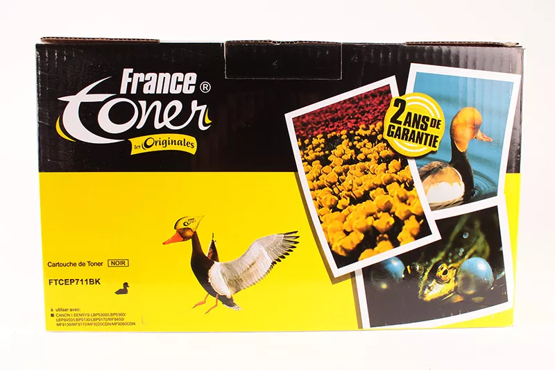 Toner FranceToner équivalent à CANON 711BK (EP711BK) - NOIR - Format Standard
