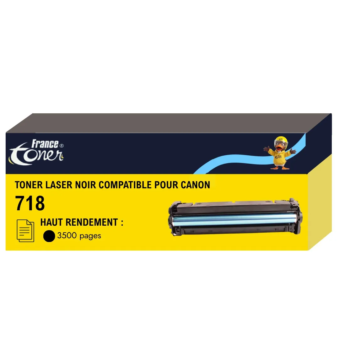 Toner FranceToner équivalent à CANON 718BK (266...