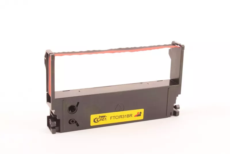 Ruban FranceToner équivalent à CITIZEN IR31BR - NOIR ET ROUGE - Format Standard