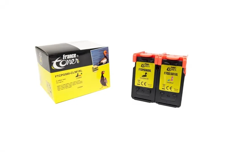 Pack de 2 cartouches d'encre compatibles France...