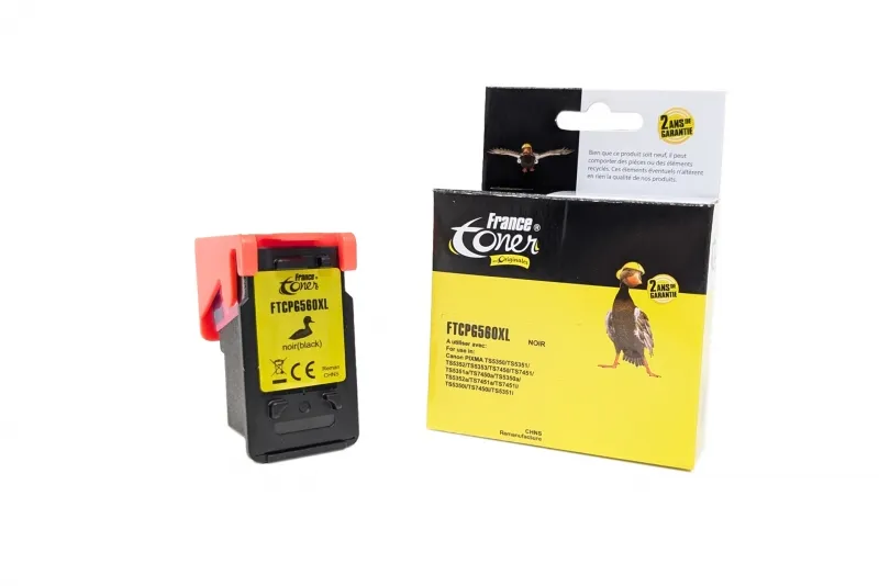 Cartouche d'encre FranceToner équivalent à CANON PG560XL (3712C001) - NOIR - Format XL