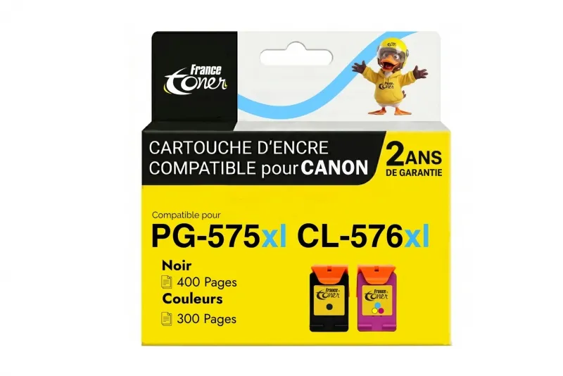 Pack de 2 cartouches d'encre compatibles France...