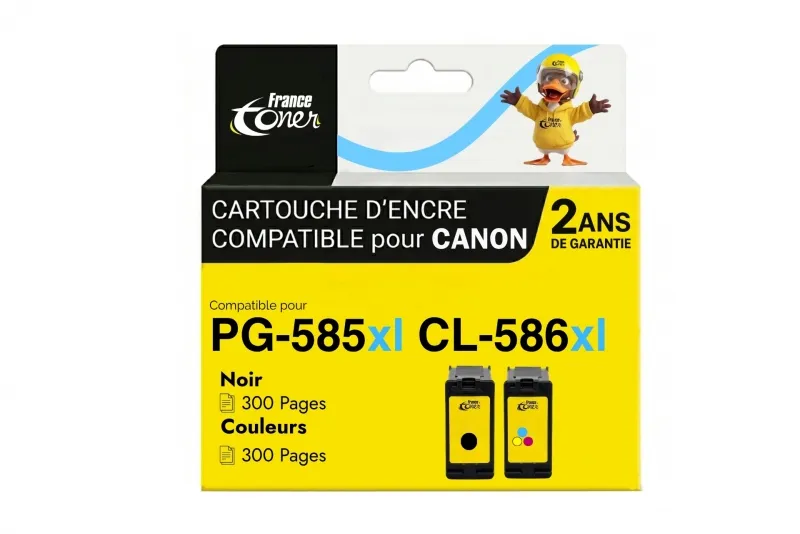 Pack de 2 cartouches d'encre compatibles France...