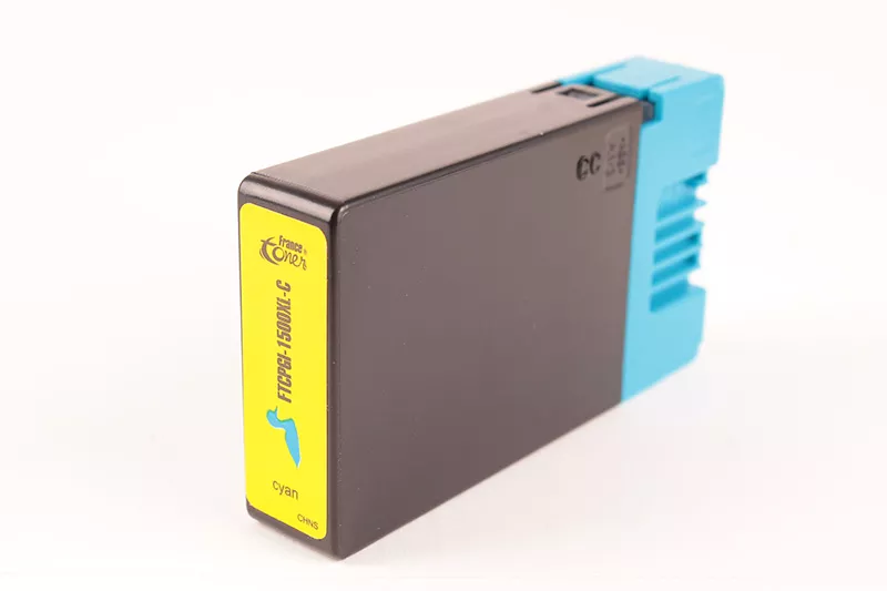 Cartouche d'encre FranceToner équivalent à CANON PGI-1500XLC (PGI-1500XL_C) - CYAN (bleu) - Format XL