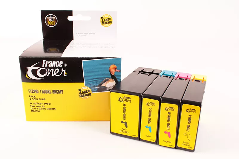 Pack de 4 cartouches d'encre compatibles France...