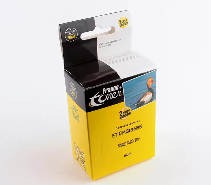 Cartouche d'encre FranceToner équivalent à CANON PGI-35BK (1509B001) - NOIR - Format Standard