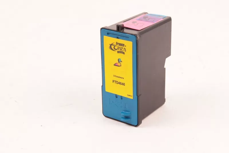 Cartouche d'encre FranceToner équivalent à DELL M4646  (592-10091) - 3 COULEURS - Format Standard