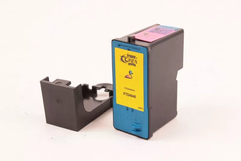 Cartouche d'encre FranceToner équivalent à DELL M4646  (592-10091) - 3 COULEURS - Format Standard