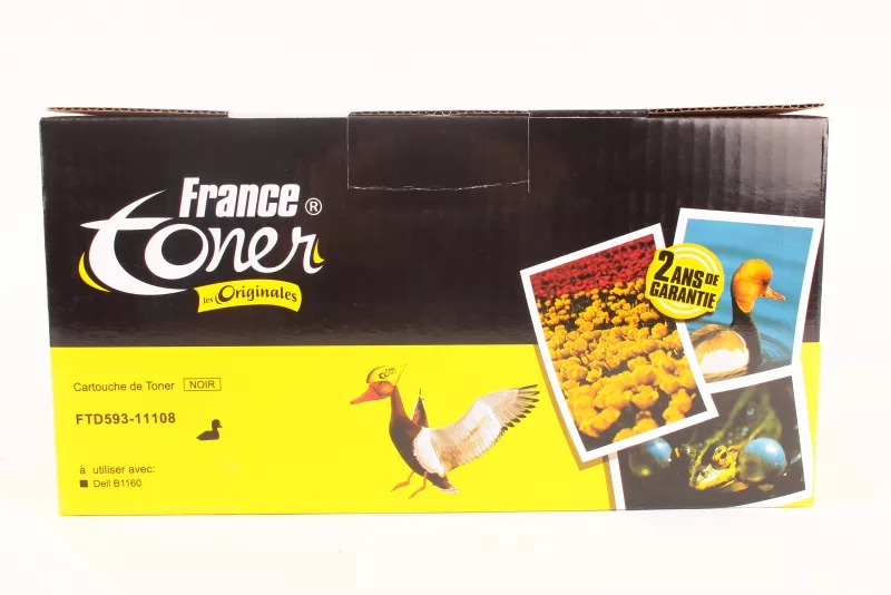 Toner FranceToner équivalent à DELL HF44N - NOIR - Format Standard