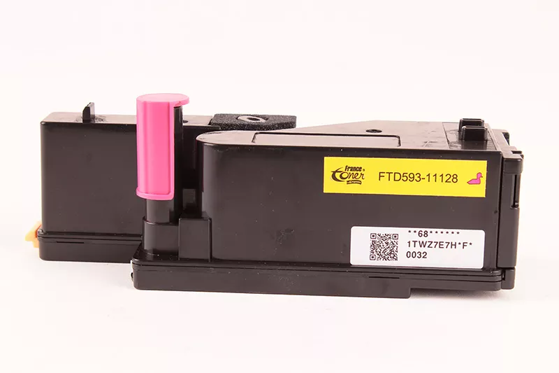 Toner FranceToner équivalent à DELL 4J0X7 - MAGENTA (rouge) - Format Standard