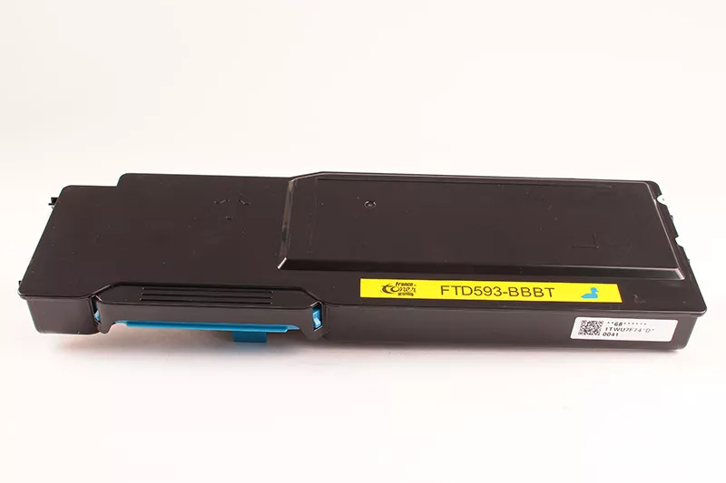 Toner FranceToner équivalent à DELL 593-BBBT (TW3NN) - CYAN (bleu) - Format XL