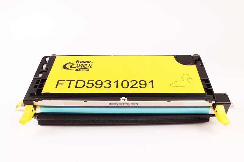 Toner FranceToner équivalent à DELL H515C (593-10291) - JAUNE - Format XL