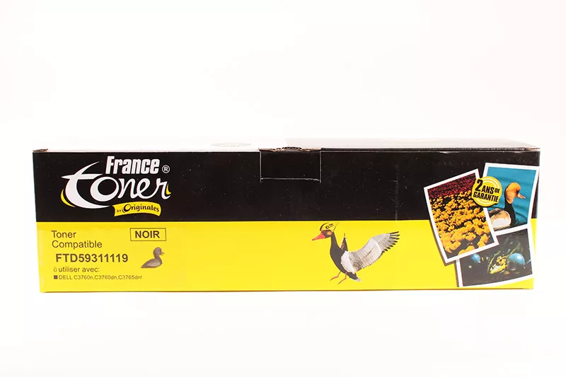 Toner FranceToner équivalent à DELL 4CHT7 - NOIR - Format XXL