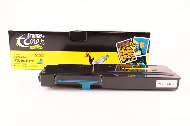 Toner FranceToner équivalent à DELL FMRYP - CYAN (bleu) - Format XXL