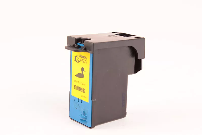 Cartouche d'encre FranceToner équivalent à DELL MK993 (592-10212) - 3 COULEURS - Format Standard