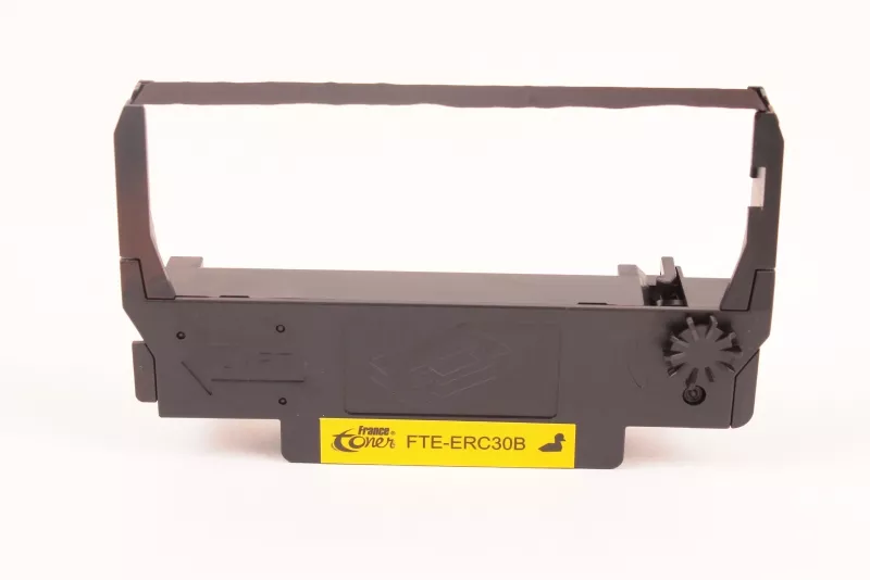 Ruban FranceToner équivalent à EPSON ERC30B (C43S015451) - NOIR - Format Standard