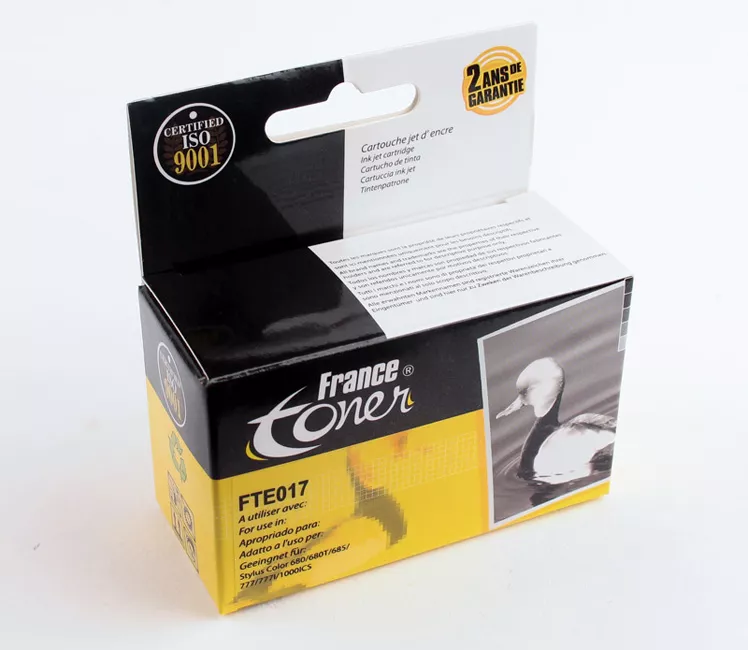 Cartouche d'encre FranceToner équivalent à EPSON T017 Série tournesol (C13T01740110) - NOIR - Format Standard