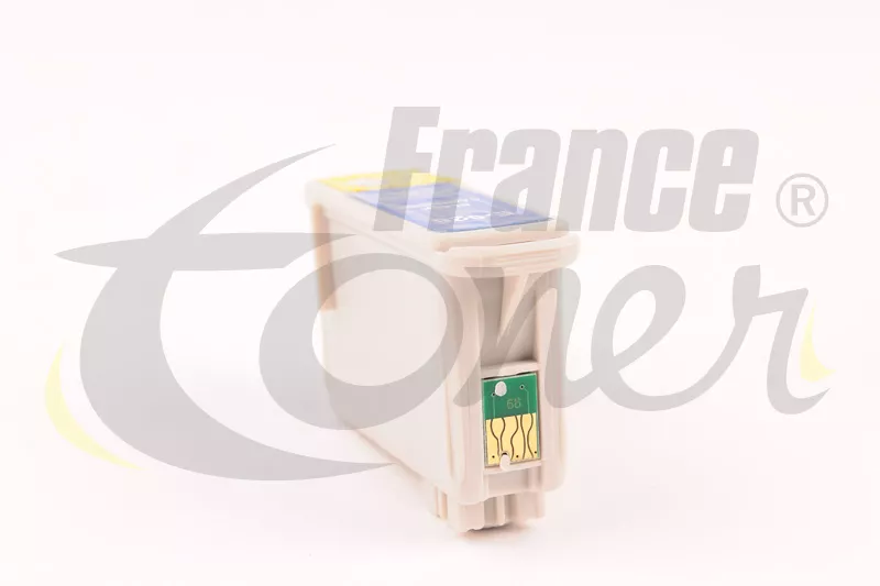 Cartouche d'encre FranceToner équivalent à EPSON T026 Série poisson (C13T02640110) - NOIR - Format Standard