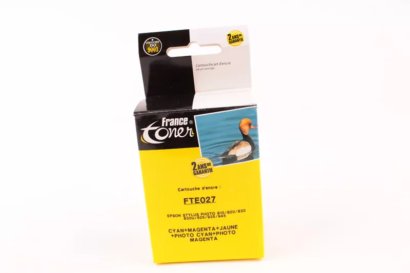 Cartouche d'encre FranceToner équivalent à EPSON T027 Série poisson (C13T027401) - 5 COULEURS - Format Standard