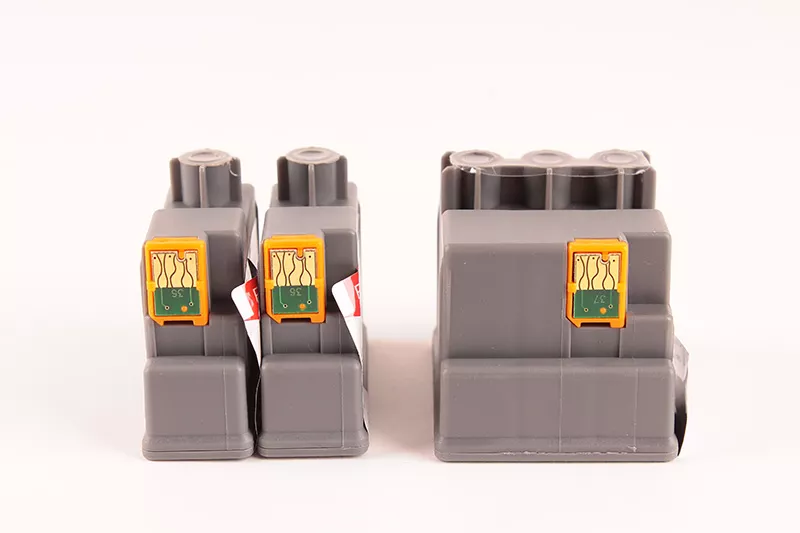 Pack de 3 cartouches d'encre FranceToner équivalent à EPSON T036 T037 (C13T036T037) - 4 COULEURS - Format Standard