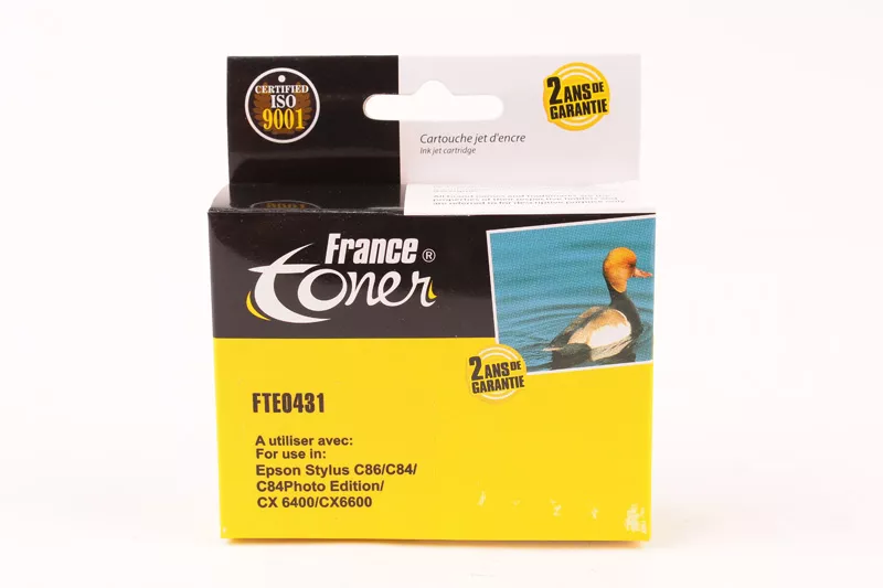 Cartouche d'encre FranceToner équivalent à EPSON T0431 Série lunettes de soleil (C13T043140) - NOIR - Format XL