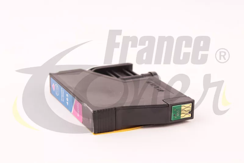 Cartouche d'encre FranceToner équivalent à EPSON T0483 Série Hippocampes (C13T048340) - MAGENTA (rouge) - Format Standard