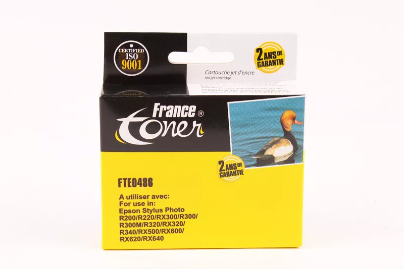 Cartouche d'encre FranceToner équivalent à EPSON T0486 Série Hippocampes (C13T048640) - MAGENTA CLAIR - Format Standard