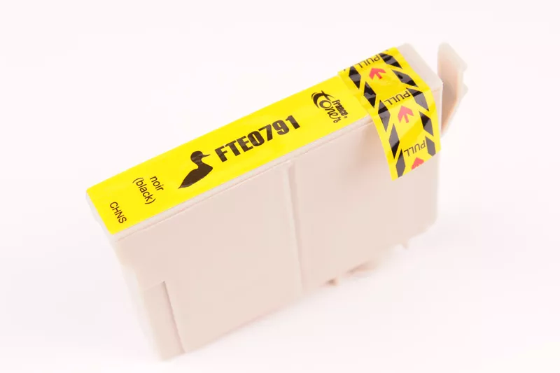 Cartouche d'encre FranceToner équivalent à EPSON T0791 Série Chouette (C13T079140) - NOIR - Format Standard