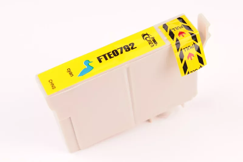 Cartouche d'encre FranceToner équivalent à EPSON T0792 Série Chouette (C13T079240) - CYAN (bleu) - Format Standard