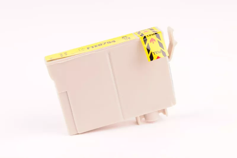 Cartouche d'encre FranceToner équivalent à EPSON T0794 Série Chouette (C13T079440) - JAUNE - Format Standard