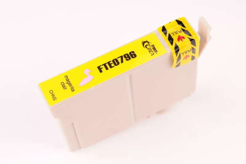 Cartouche d'encre FranceToner équivalent à EPSON T0796 Série Chouette (C13T079640) - MAGENTA CLAIR - Format Standard