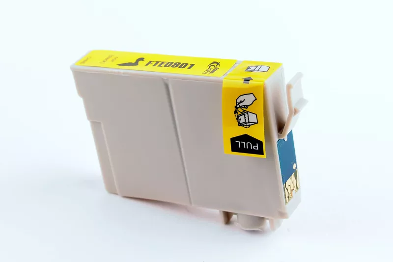 Cartouche d'encre FranceToner équivalent à EPSON T0801 Série colibri (C13T08014011) - NOIR - Format Standard