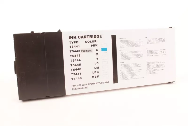 Cartouche d'encre FranceToner équivalent à EPSON T5442 (C13T544200) - CYAN (bleu) - Format Standard