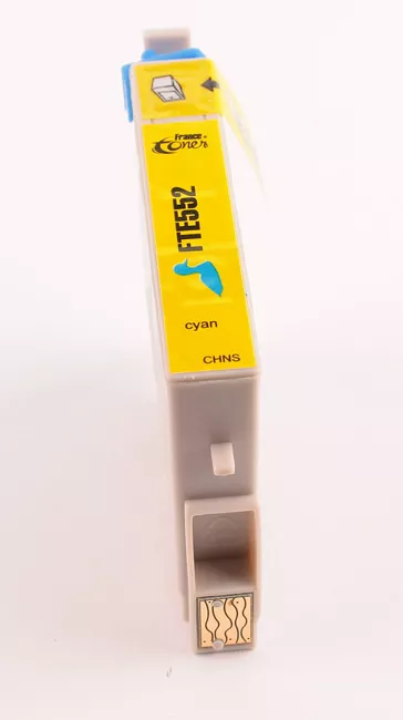 Cartouche d'encre FranceToner équivalent à EPSON T0552 Série Canard plastique (C13T055240) - CYAN (bleu) - Format Standard