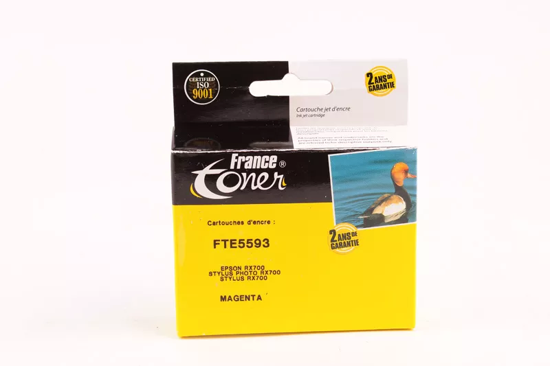 Cartouche d'encre FranceToner équivalent à EPSON T5593 (C13T559340) - MAGENTA (rouge) - Format Standard