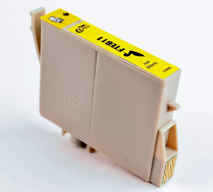 Cartouche d'encre FranceToner équivalent à EPSON T611 Série ourson (C13T061140) - NOIR - Format Standard