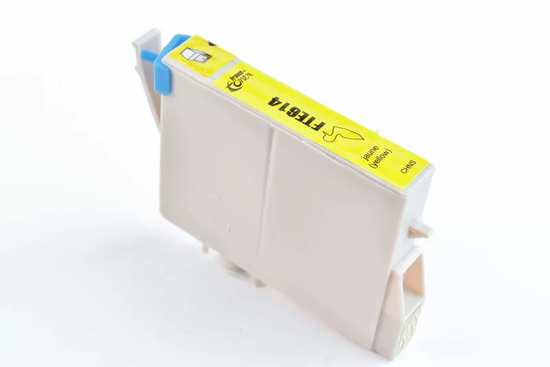 Cartouche d'encre FranceToner équivalent à EPSON T6014 Série ourson (C13T061440) - JAUNE - Format Standard