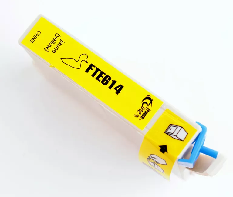 Cartouche d'encre FranceToner équivalent à EPSON T6014 Série ourson (C13T061440) - JAUNE - Format Standard