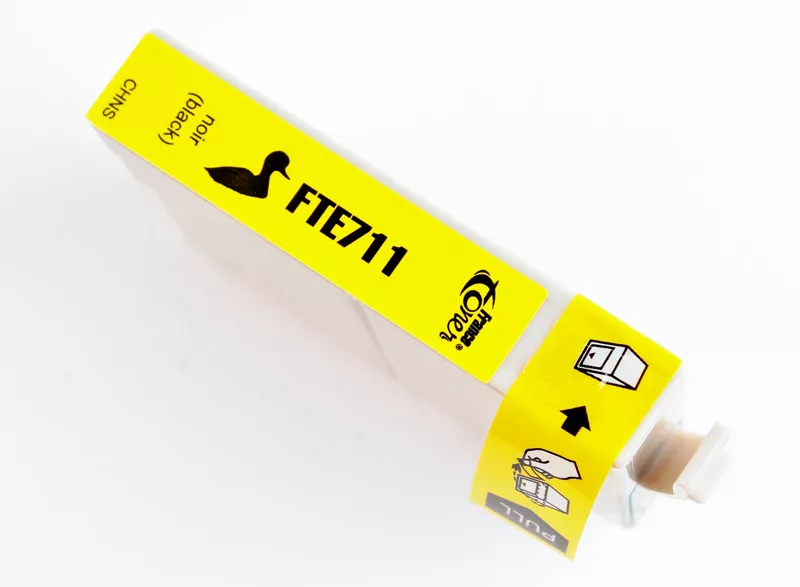 Cartouche d'encre FranceToner équivalent à EPSON T0711 Série Guépard (C13T071140) - NOIR - Format Standard