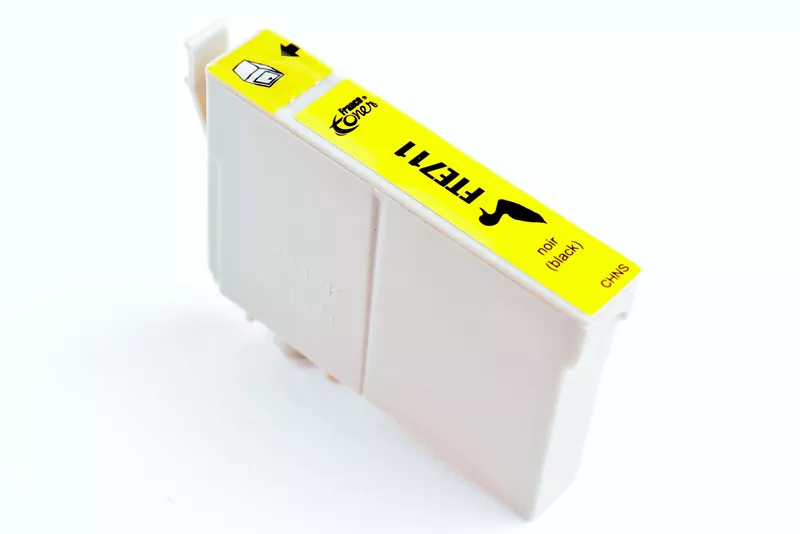 Cartouche d'encre FranceToner équivalent à EPSON T0711 Série Guépard (C13T071140) - NOIR - Format Standard