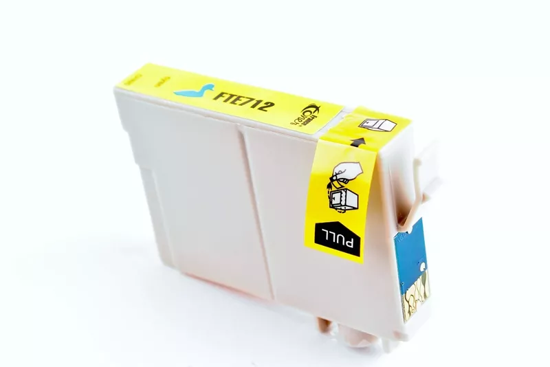 Cartouche d'encre FranceToner équivalent à EPSON T0712 Série Guépard (C13T071240) - CYAN (bleu) - Format Standard