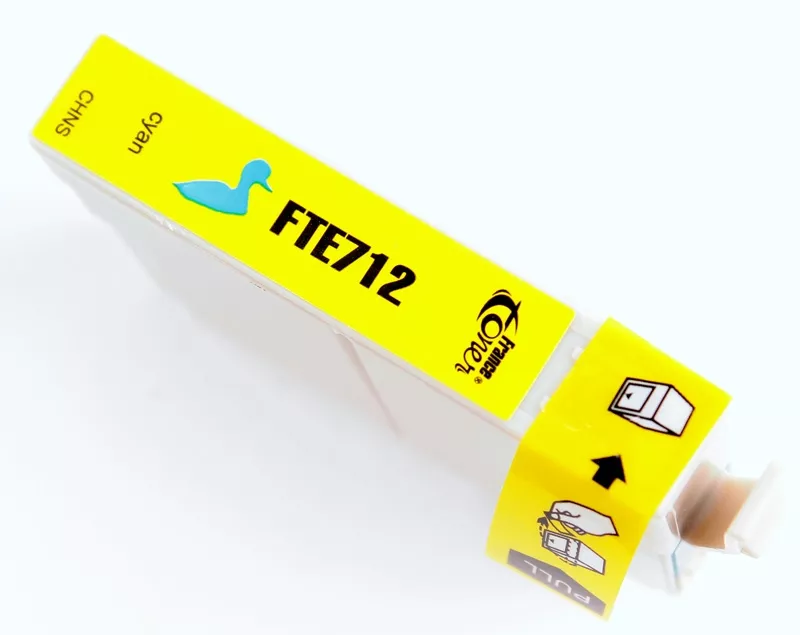 Cartouche d'encre FranceToner équivalent à EPSON T0712 Série Guépard (C13T071240) - CYAN (bleu) - Format Standard