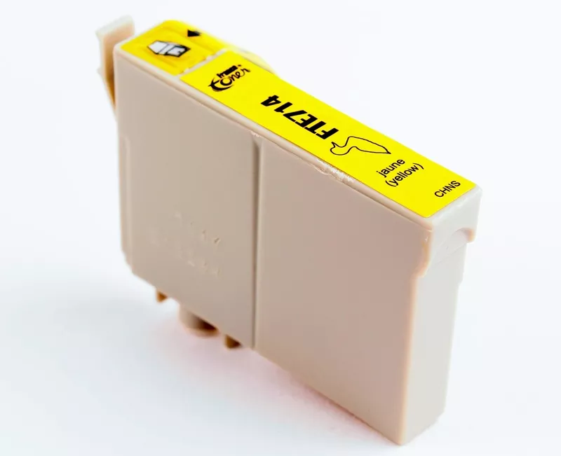 Cartouche d'encre FranceToner équivalent à EPSON T0714 Série Guépard (C13T07144012) - JAUNE - Format Standard