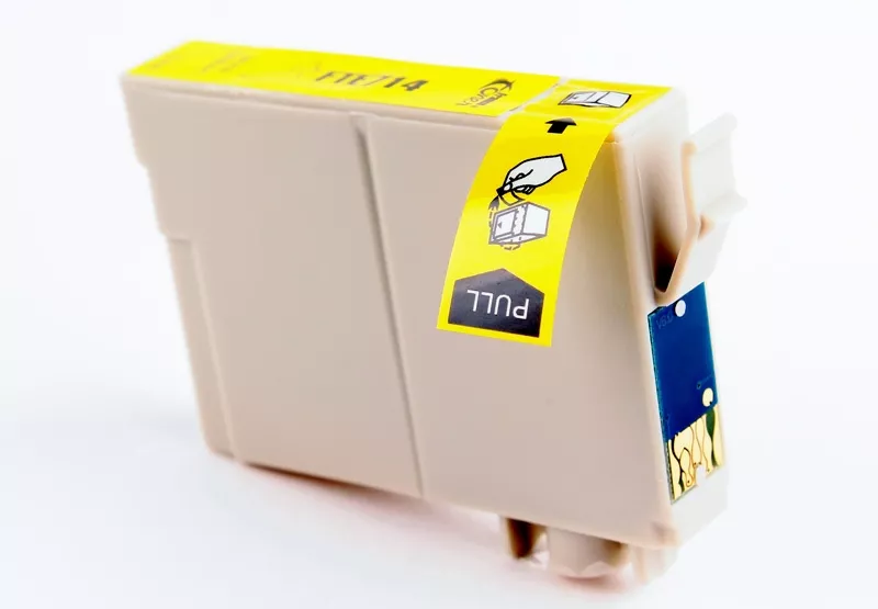 Cartouche d'encre FranceToner équivalent à EPSON T0714 Série Guépard (C13T07144012) - JAUNE - Format Standard