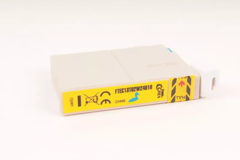 Cartouche d'encre FranceToner équivalent à EPSON 502XL série jumelles  (C13T02W24010) - CYAN (bleu) - Format XL