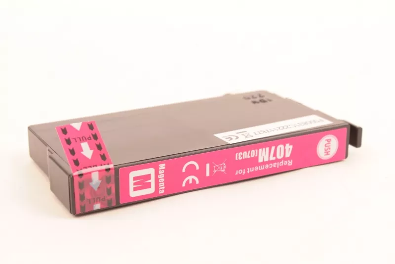 Cartouche d'encre FranceToner équivalent à EPSON 407 Série Clavier (C13T07U340) - MAGENTA (rouge) - Format Standard